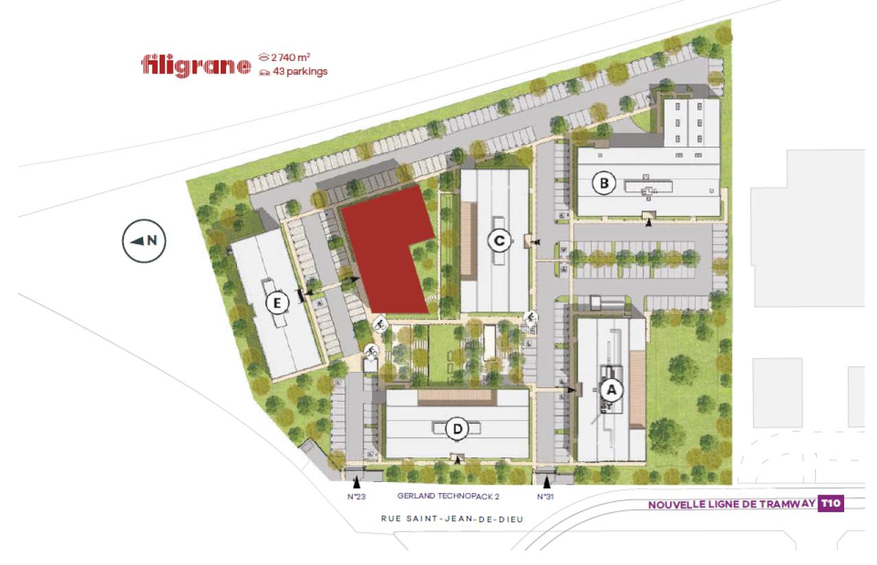 Bureau Lyon 2741m² Location bureau Lyon Rhône OLBUR2110052 5